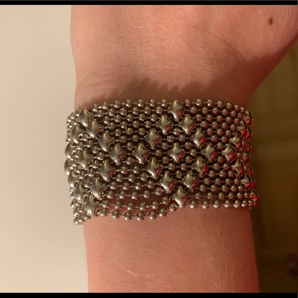 Silver Chain Detailed Bracelet